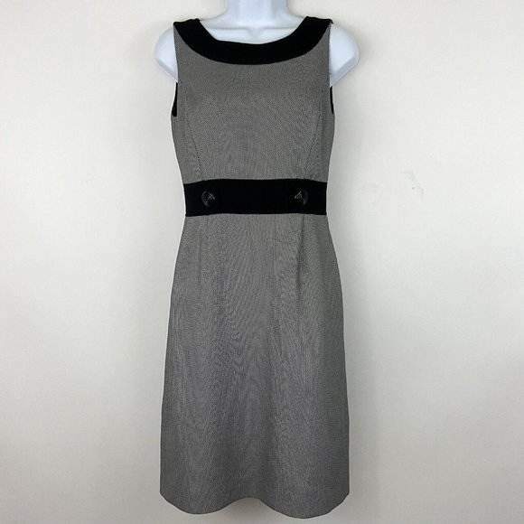 Tahari Dresses & Skirts - Tahari Arthur S. Levine - Black/White Sheath Dress - Size 2P